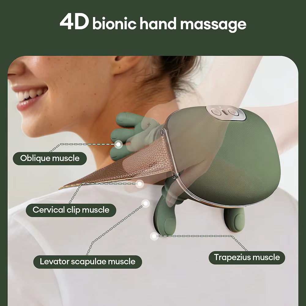 NervEase™ 4D Kneading Neck & Shoulder Massager